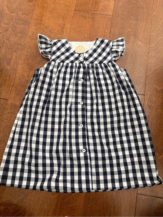 The Beaufort Bonnet Company Other - The Beaufort Bonnet Company Navy and White Gingham Button Dress